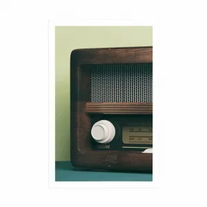 Plagát retro rádio