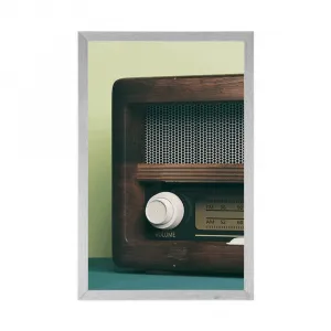 Plagát retro rádio