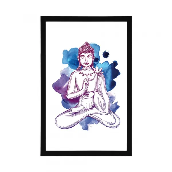 Plagát ilustrácia Budhu