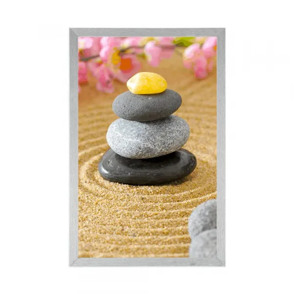 Plagát pyramída Zen kameňov