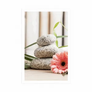 Plagát meditačné a wellness zátišie