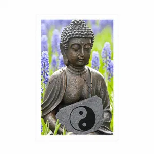 Plagát jin a jang Budha