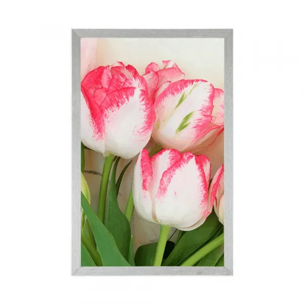 Plagát jarné tulipány