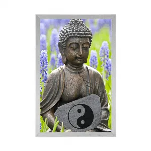 Plagát jin a jang Budha