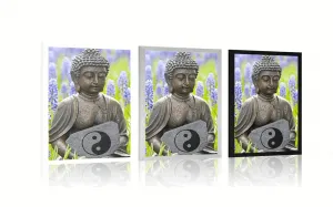 Plagát jin a jang Budha