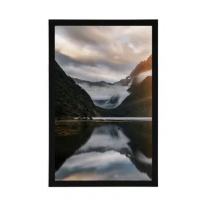 Plagát Milford Sound pri východe slnka