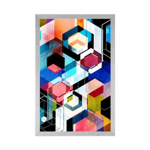 Plagát abstraktná geometria