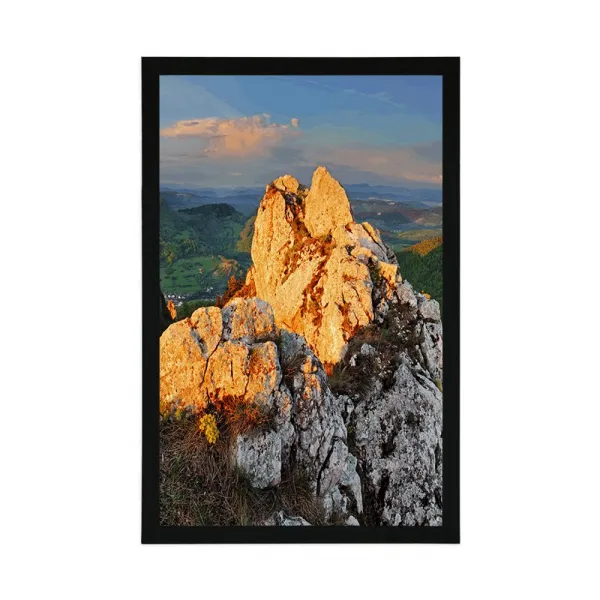 Plagát krásne Vršatské bradlá na Slovensku