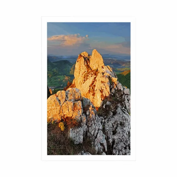 Plagát krásne Vršatské bradlá na Slovensku