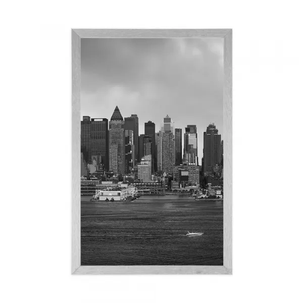 Plagát jedinečný New York v čiernobielom prevedení