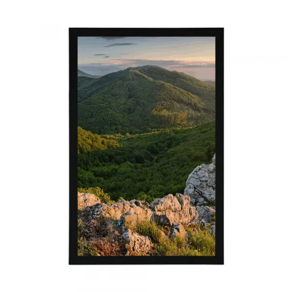 Plagát príroda zaliata slnkom