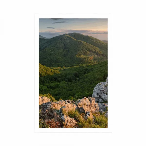 Plagát príroda zaliata slnkom