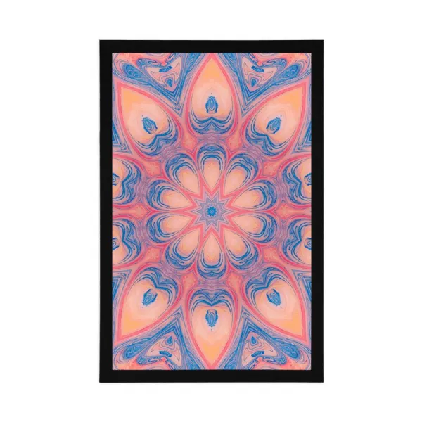 Plagát hypnotická Mandala