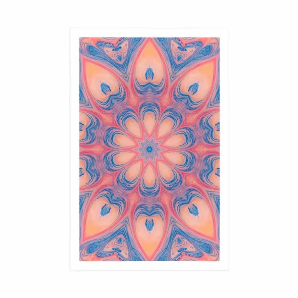 Plagát hypnotická Mandala