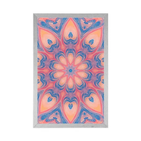 Plagát hypnotická Mandala