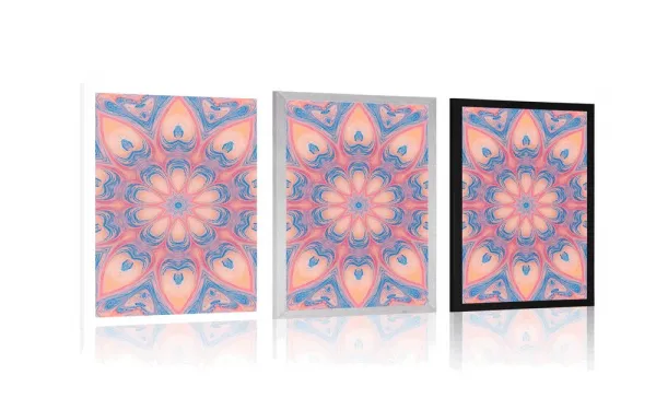 Plagát hypnotická Mandala
