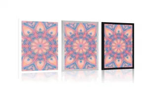 Plagát hypnotická Mandala