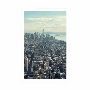 Plagát pohľad na očarujúce centrum New Yorku