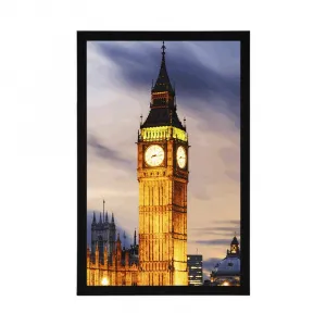 Plagát nočný Big Ben v Londýne