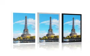 Plagát nádherná panoráma Paríža