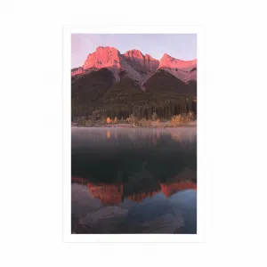 Plagát západ slnka nad Dolomitmi