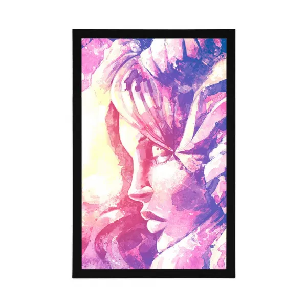 Plagát žena vo fantasy prevedení