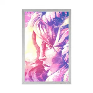 Plagát žena vo fantasy prevedení