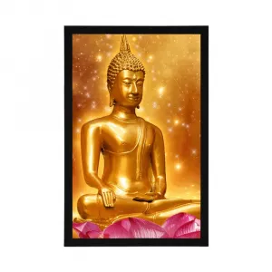 Plagát zlatý Budha