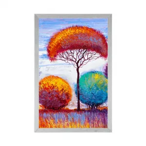 Plagát jesenný les