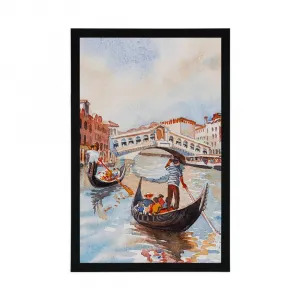 Plagát benátska gondola