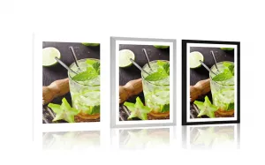 Plagát s paspartou lahodné Mojito