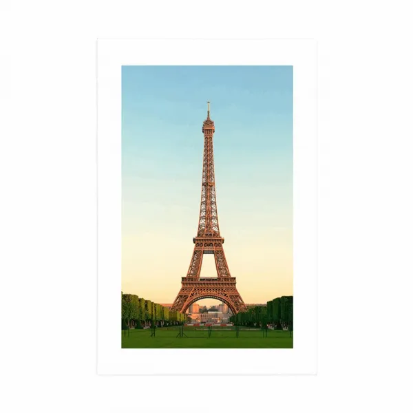 Plagát s paspartou dominanta Paríža