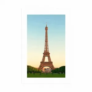 Plagát s paspartou dominanta Paríža