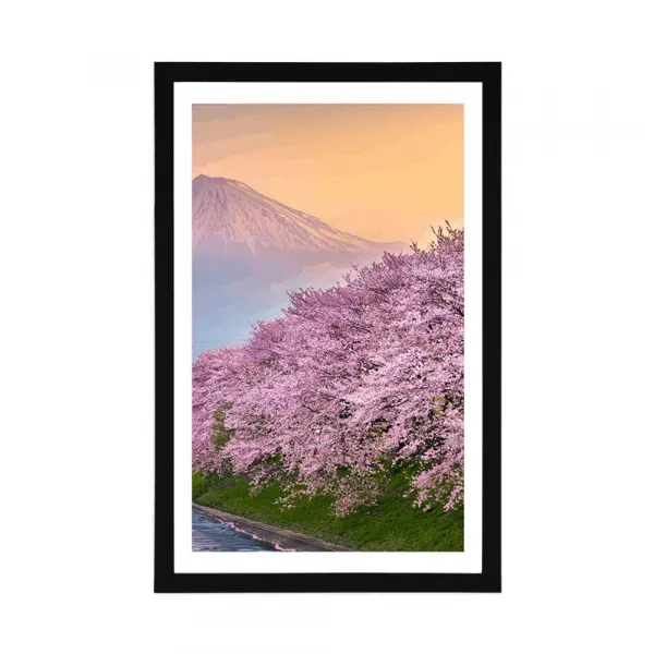 Plagát s paspartou nádherné Japonsko