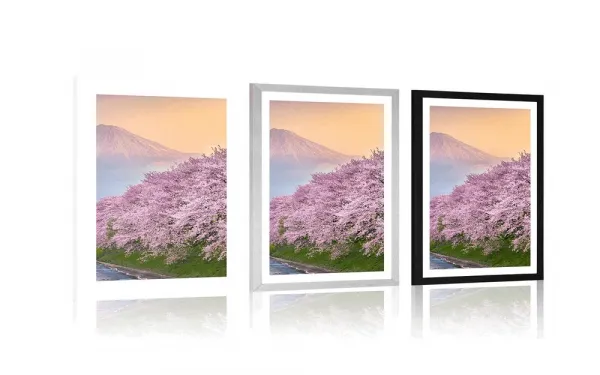 Plagát s paspartou nádherné Japonsko
