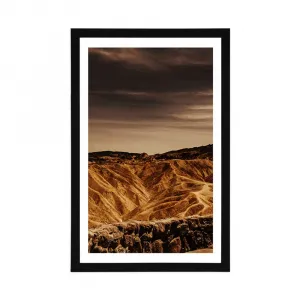 Plagát s paspartou Národný park Death Valley v Amerike