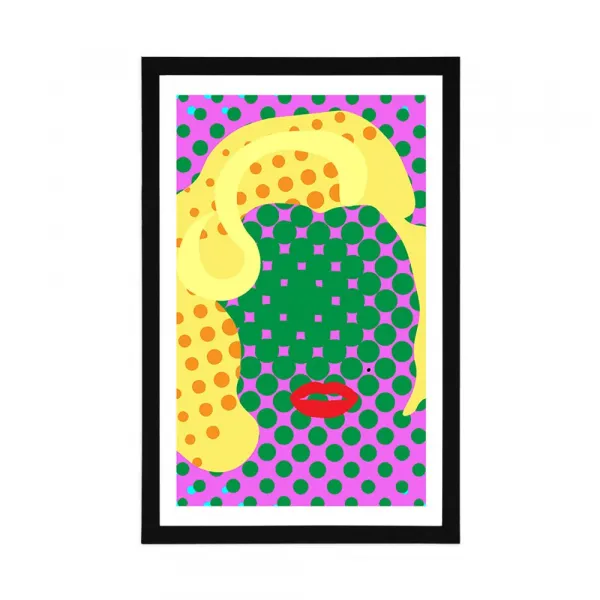 Plagát s paspartou Marilyn Monroe v pop art štýle
