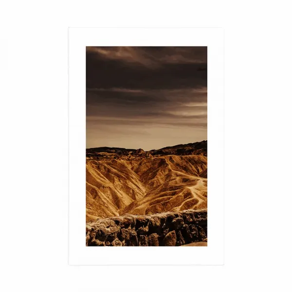 Plagát s paspartou Národný park Death Valley v Amerike