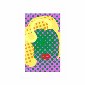 Plagát s paspartou Marilyn Monroe v pop art štýle