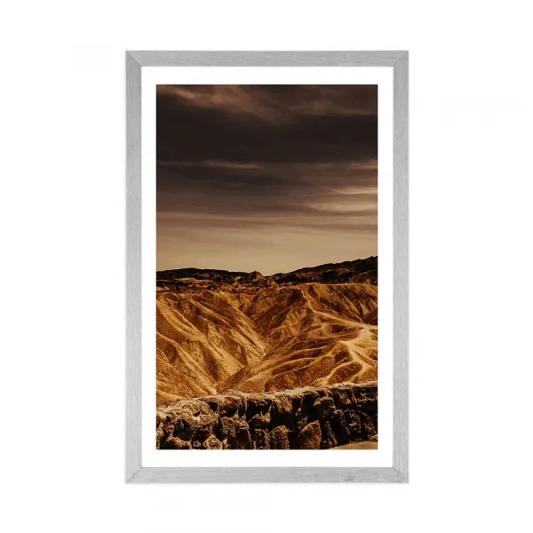 Plagát s paspartou Národný park Death Valley v Amerike