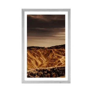 Plagát s paspartou Národný park Death Valley v Amerike