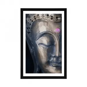 Plagát s paspartou božský Budha