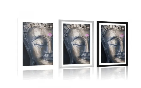 Plagát s paspartou božský Budha