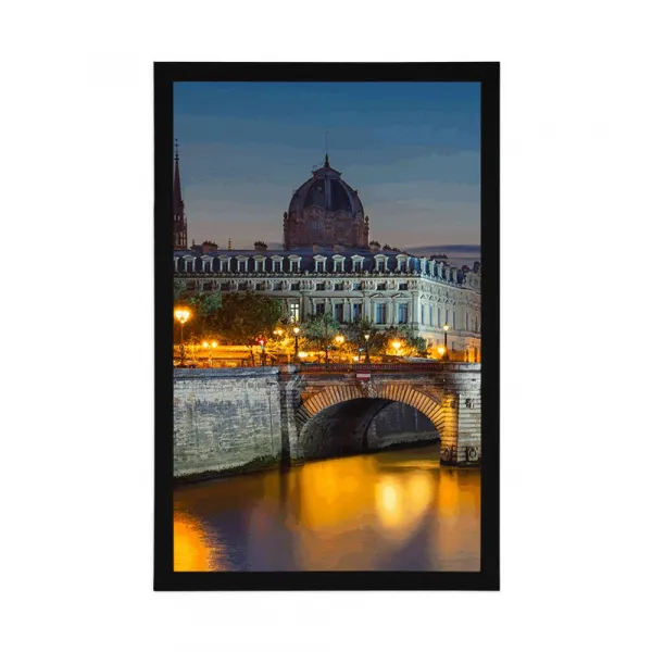 Plagát nábrežie Paríža