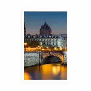 Plagát nábrežie Paríža
