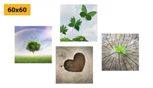 Set obrazov jedinečné zákutia prírody