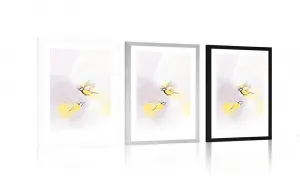 Plagát s paspartou minimalistické sýkorky