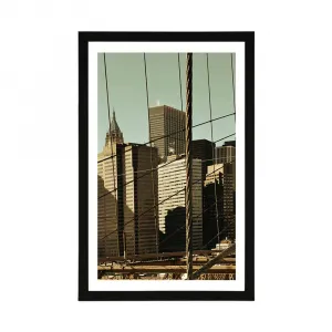 Plagát s paspartou Manhattan