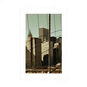 Plagát s paspartou Manhattan