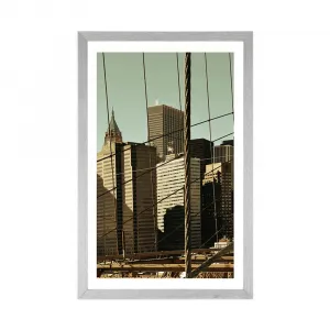 Plagát s paspartou Manhattan